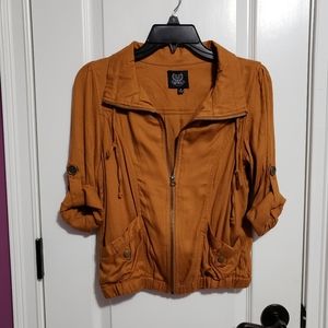 🌷Mustard tan colored light jacket size S